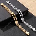 Bangle Gold 2021 Hot Sale Double Layered Hand In Hand Bangle Gold Heavy Double Franco Chain Bracelet