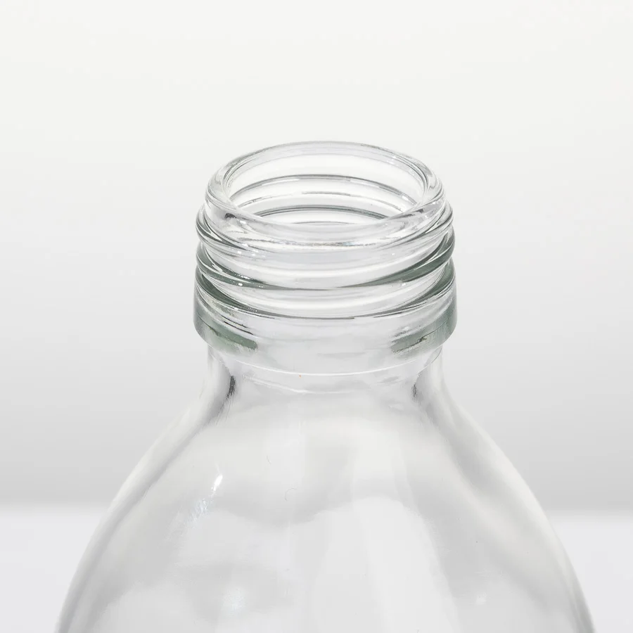 DIN 28 Maple Syrup Bottle 30ml 60ml 100ml 125ml 150ml 200ml 250ml Clear Syrup Glass Bottles For Juice Coffee