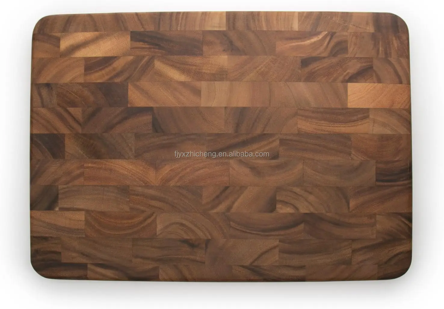 product 14 x 16 inch brown acacia wood cutting board large end grain prep station eco friendly nature chopping-3