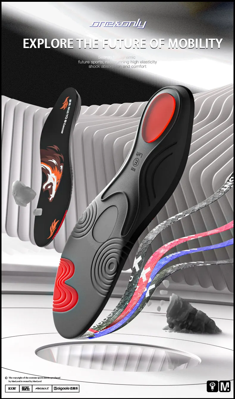 Poron Cushioning Marathon Sports Insoles for High Elastic Sprint Poron Cushioning Marathon Sports Insoles for High Elastic Sprint