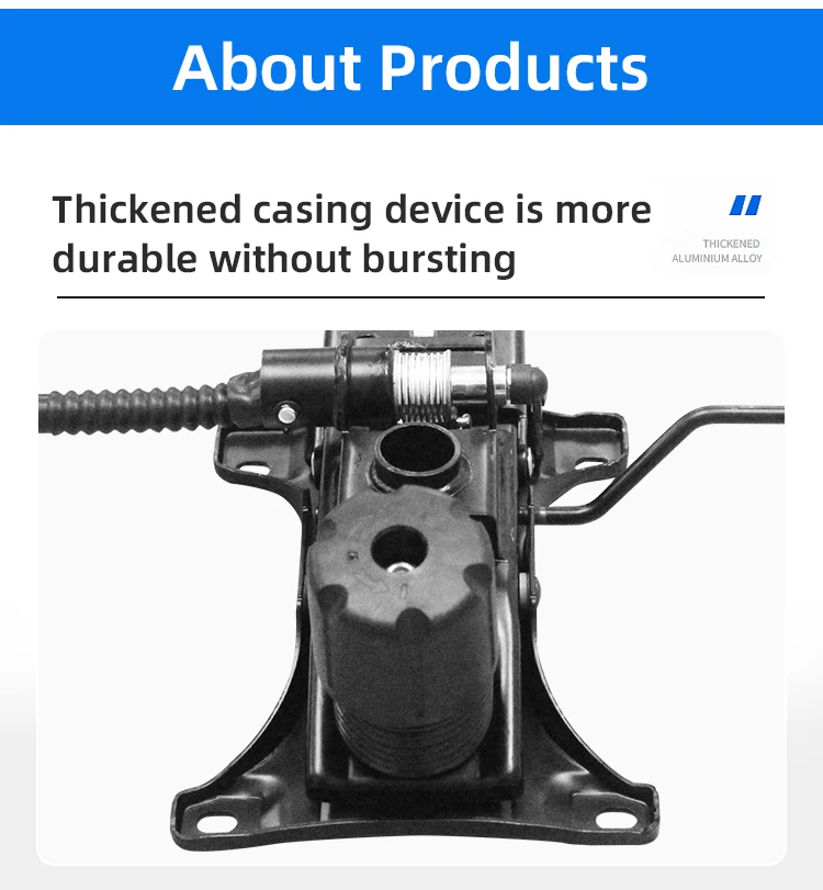 Black Office Chair Mechanism with 178X240mm Size and 200X148mm Mounting Hole Distance