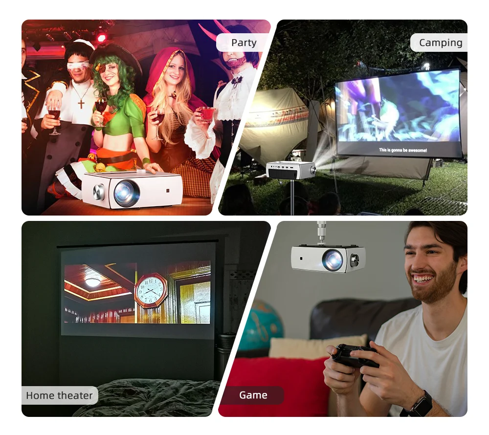 Full Hd Yg430 Projector Native 1920 X 1080p Led Video Home Cinema