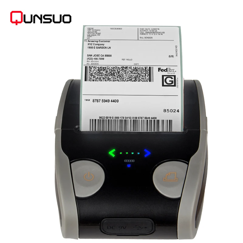 handheld address label printer