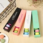 Wholesale Dessert Packaging Custom Macaron Boxes For 12 10 9 8 6 4 3 2 1