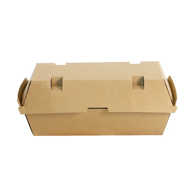 Mass batch customization burger box Factory direct sales food container paper box