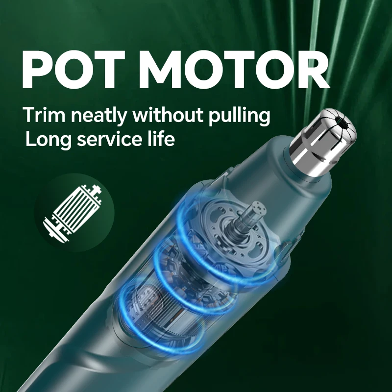 Durable Rechargeable Portable Four-in-One Electric Push Shear Nose Hair Trimmer for Home Salon Car RV Use Made Quality Plastic manufacture