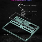 Samsung Galaxy Case For Samsung Galaxy Z Fold 3 PC Case Metal Ring Kickstand TPU Phone Case For Samsung Z Fold 3