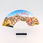 Plastic Fan Fanfan Spanish Plastic Lace Floral Folding Hand Fan