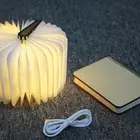 Gifts Logo Super Magnetic Folding Book Lamp Gifts LED Laser LOGO Book Lamp For Birthday Gifts