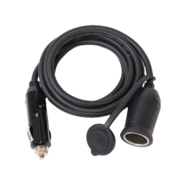 Car Cigarette Lighter 12v 24v Power Charger Adapter 16AWG Male to Female Socket Plug Extension Cable