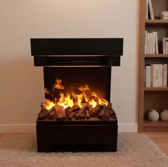 Electric Fireplace, Wall, 3D - detail 56
