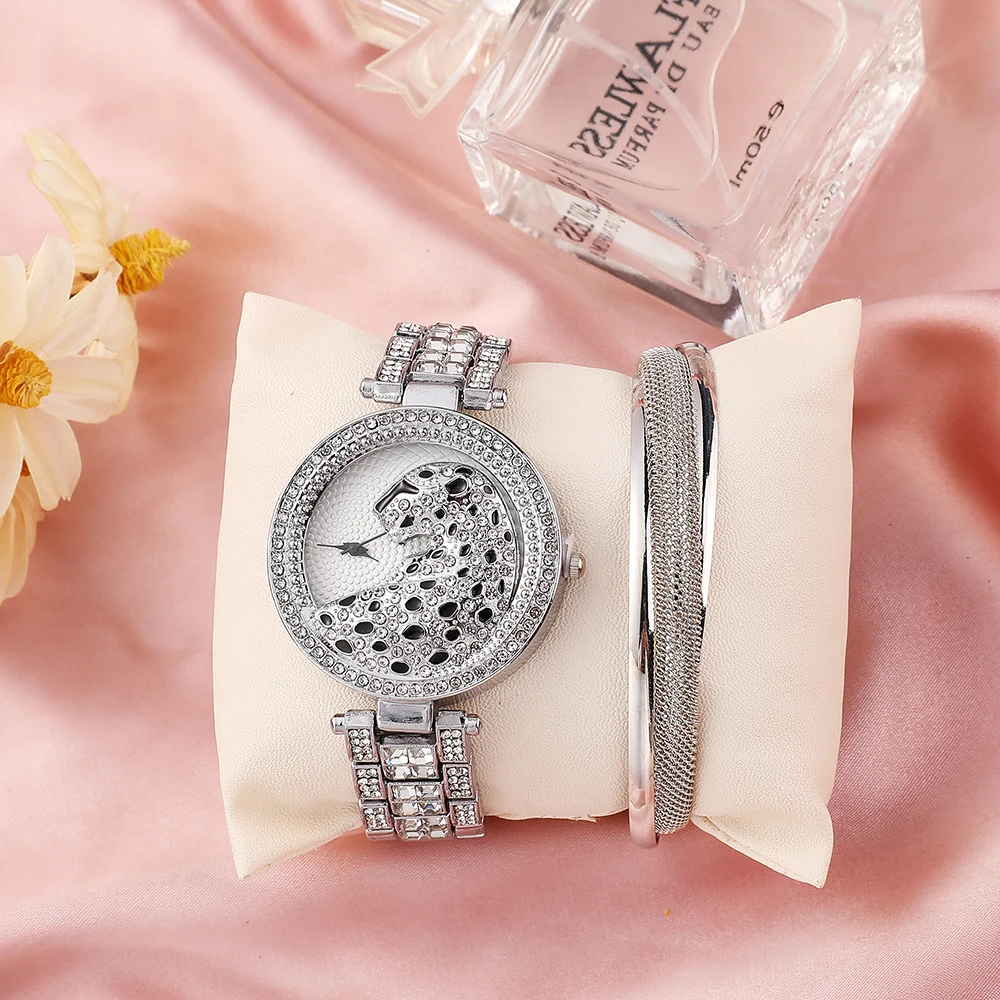 GREALY RL120-B 2psc Women Quartz Watch Diamond Butterfly Luxury