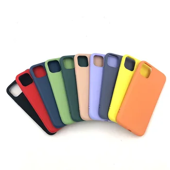 Soft TPU Rubber Shockproof Cellphone Back Case Mobile Silicon Cover Phone Case for iPhone 11 12 13 Pro 14 Max Silicone Case
