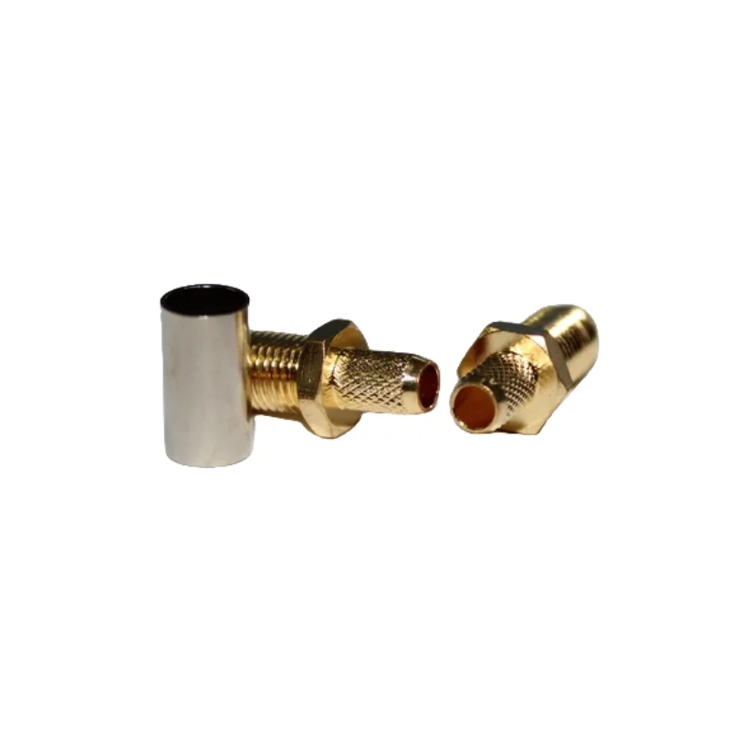 product sma c ky3 rf coaxial connector full copper gold plated straight female sma connector crimp rg58 cable assembly-3
