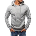 100% Hoodies Plain Gray 100% Pre-Shrunk Men Custom Made Cotton Hoodies And Sweatshirts