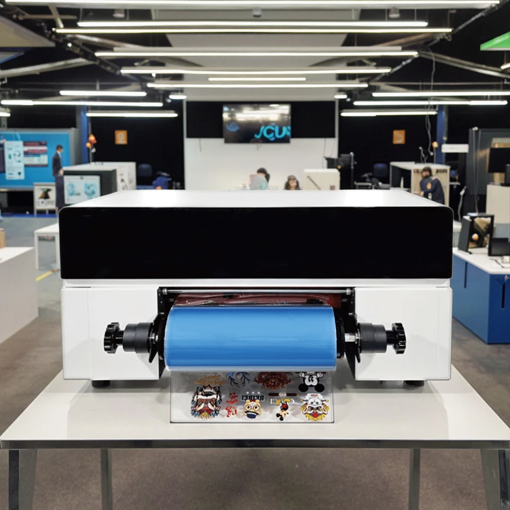 product cheapest a3 uv dtf printer with 3pcs i1600 heads multifunctional for clothes pet film transfer sticker gift box decoration-2
