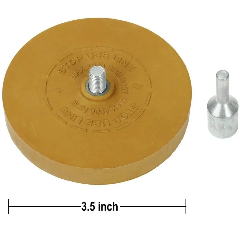 3.5inch Rubber Car Eraser Wheel For Adhesive Sticker Pinstripe Decal
