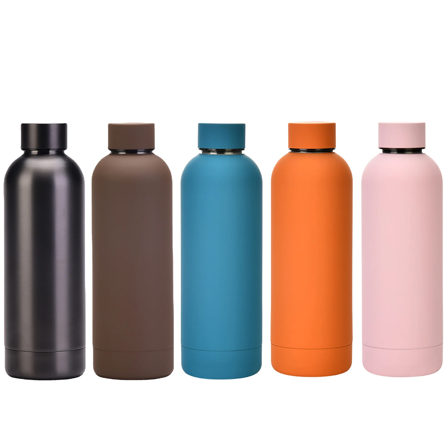 Promotional New Custom Logo Double Wall Stainless Steel Vacuum Small Mouth Water Bottle