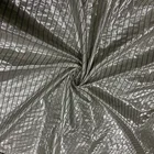 Pleated Gold Pleated Shiny Polyester Lame Cotton Poly Metallic Fabric FOR Dress