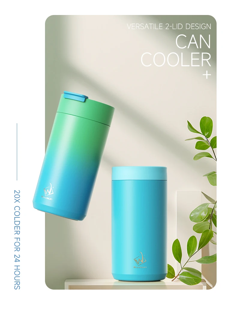 2025 New Product Idea High Quality Reusable Termo Stainless Steel Insulated Custom Can Cooler details