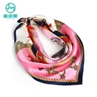 Brand Scarf Satin Scarf Wholesale Luxury Brand Custom Own Design Indian Ladies Long Satin 100 Silk Scarf Plain Square