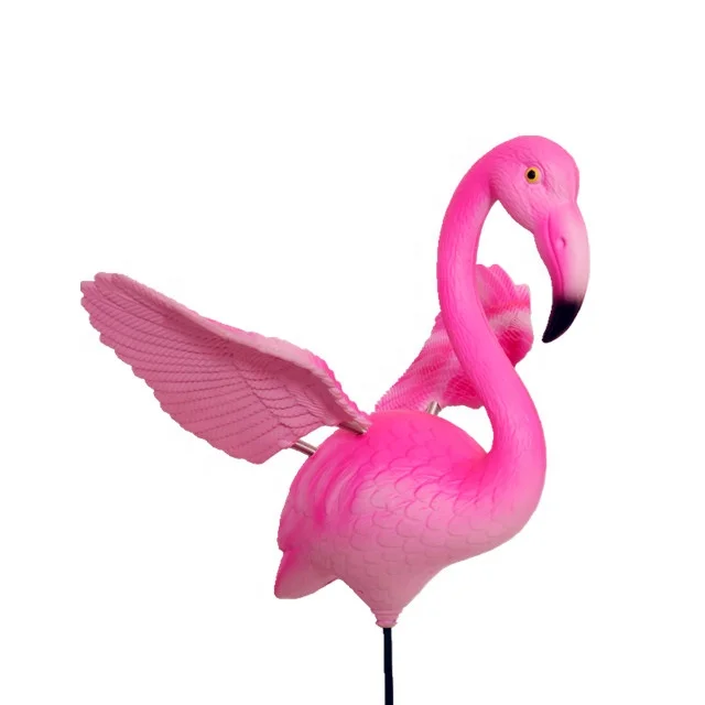 cardboard flamingo