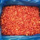 Capsicum China BRC Certified Fresh IQF Frozen Red Sweet Bell Pepper Frozen Red Capsicum Diced