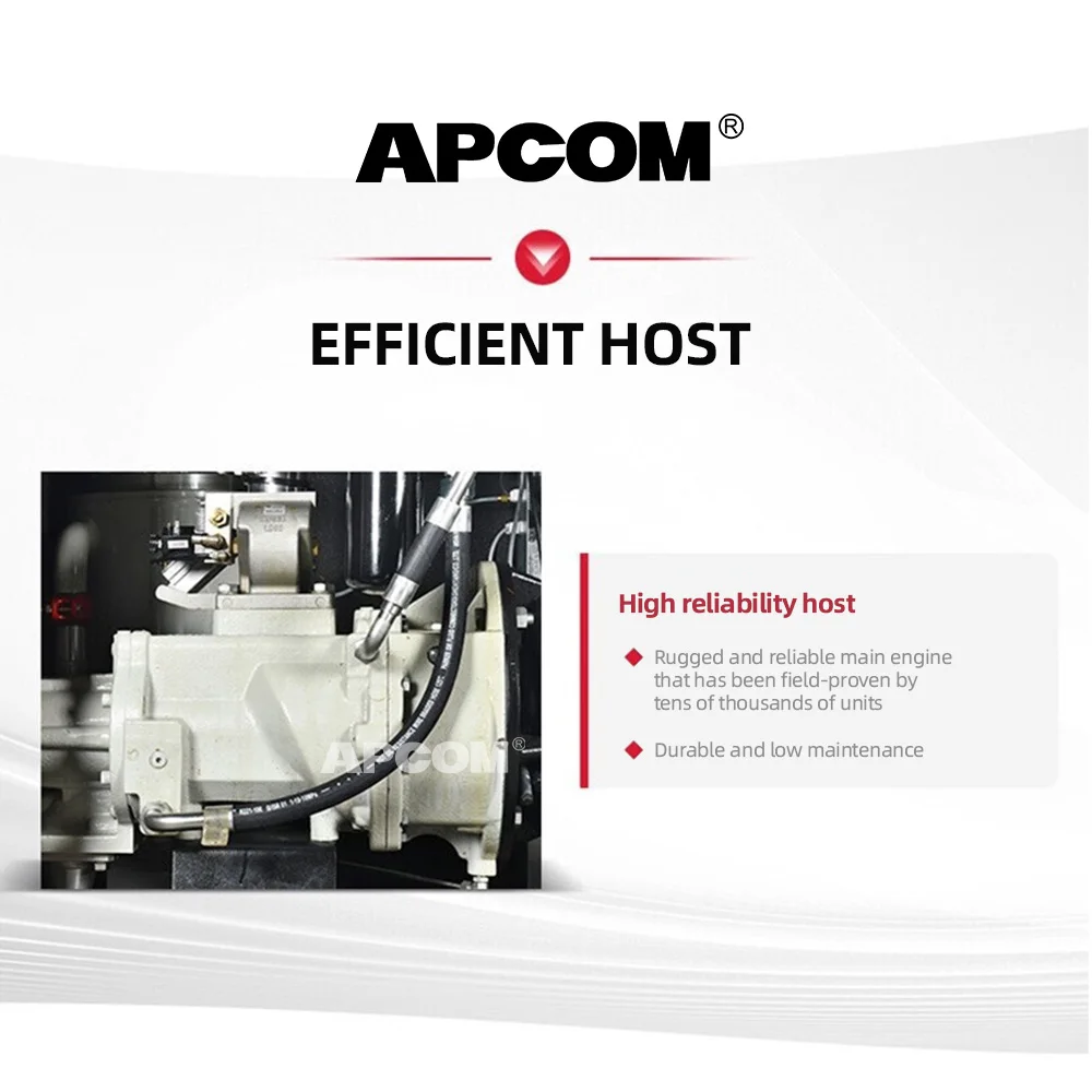 APCOM 8 bar 100 185 cfm air compressor 10 bar China