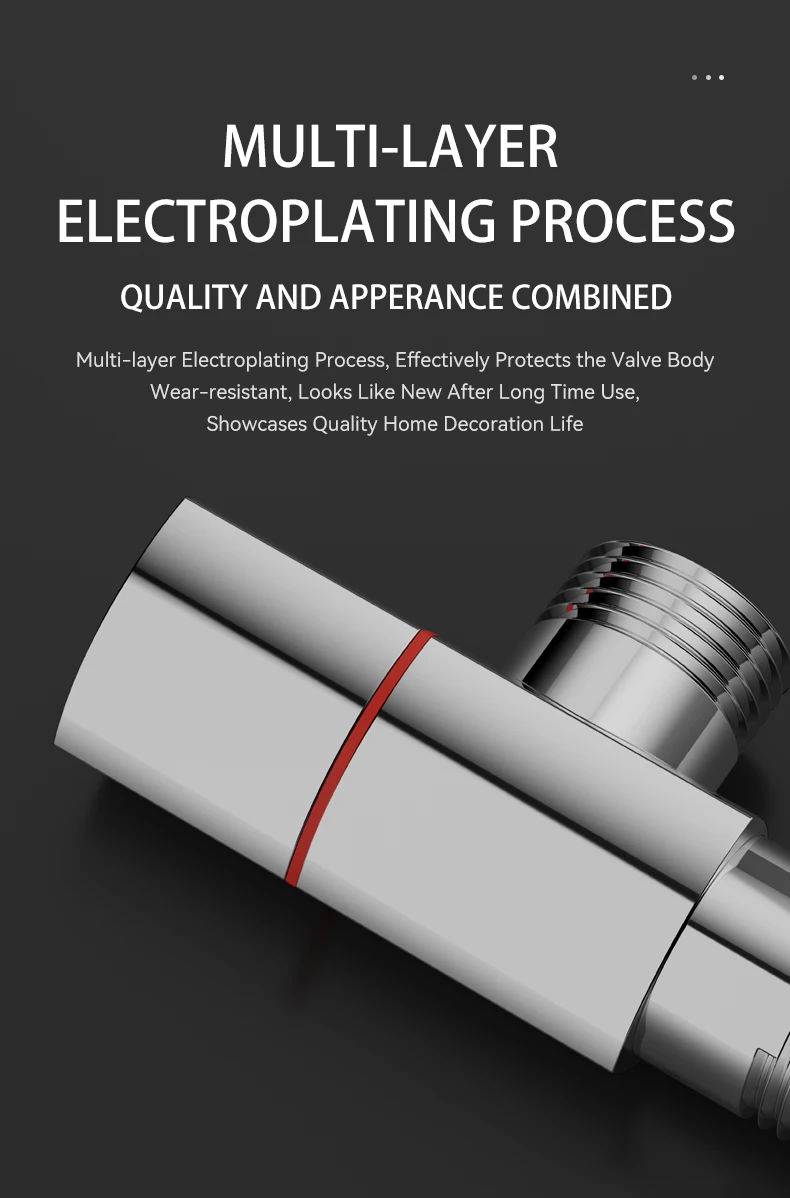 Factory Oem Commercial Price 1/2 Angle Valve Water Multi Function Bathroom 90 Degree Brass Angle Stop Valve supplier