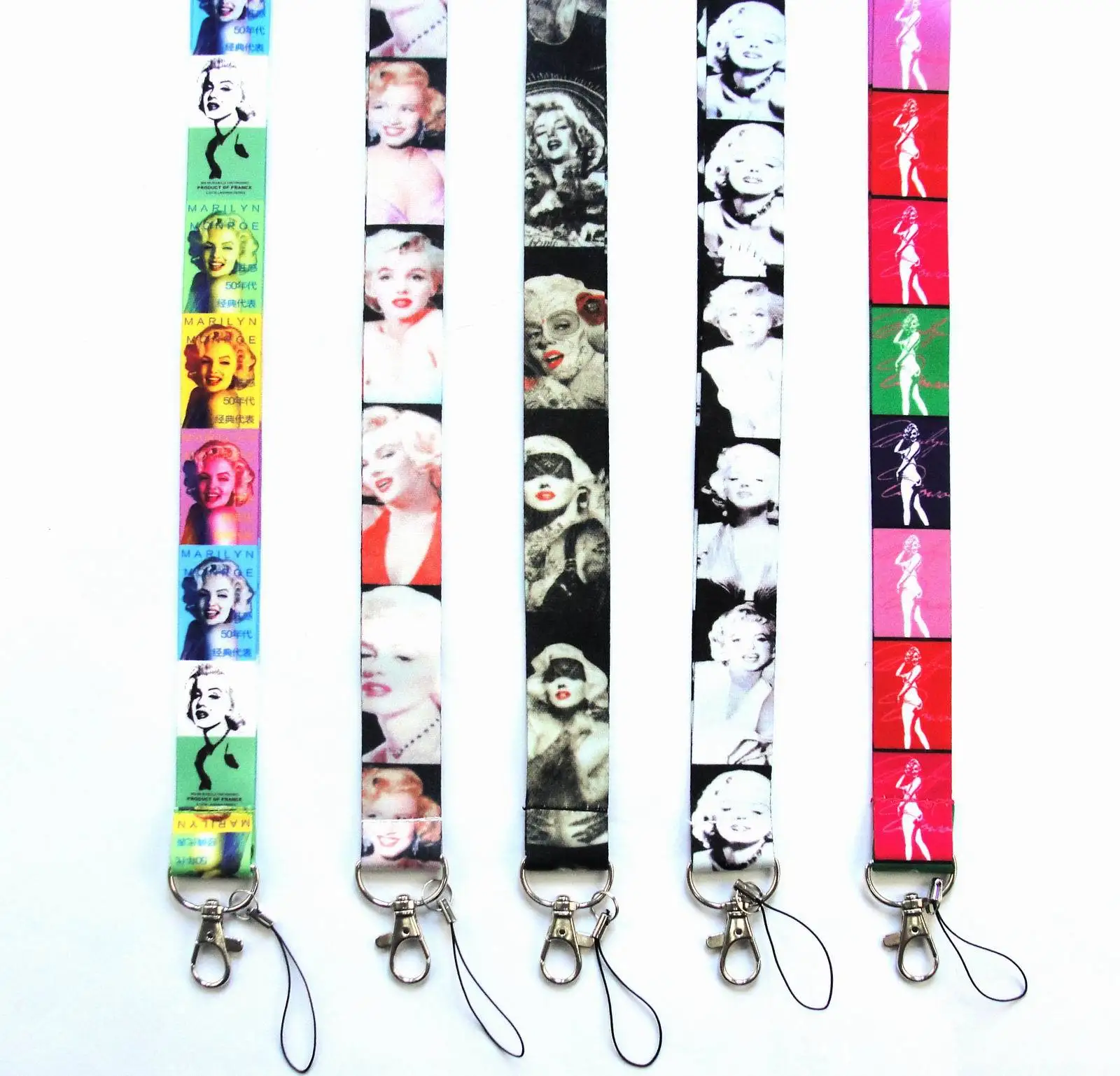 marilyn manroe lanyard-cartoon lanyard