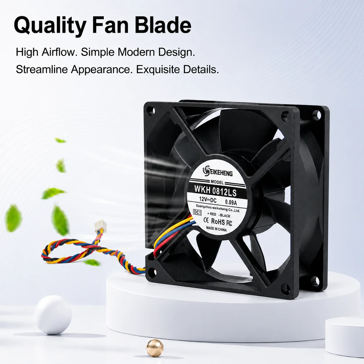 Axial Flow Fan, WKH, 0812LS, 12V, 24V - detail 12