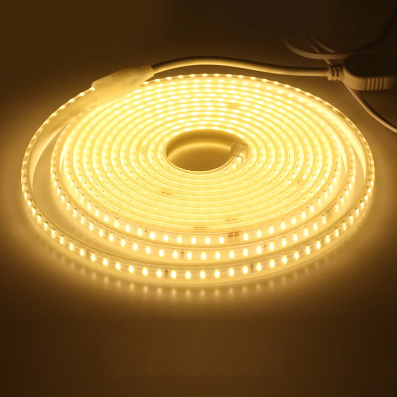 Manufacturers cheap wholesale 220V LED lights with 120led non-harsh flexible LED lights waterproof outdoor use LED light strip