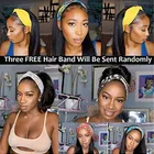 Hair Virgin Raw Hair Wholesale Headband Wig Human Hair For Black Women Raw Virgin Human Hair Headband Wigs