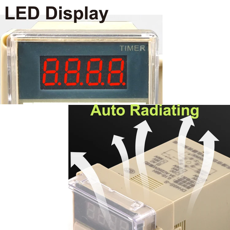 product wholesale customized good quality electronic time relay 12v function time relay-6