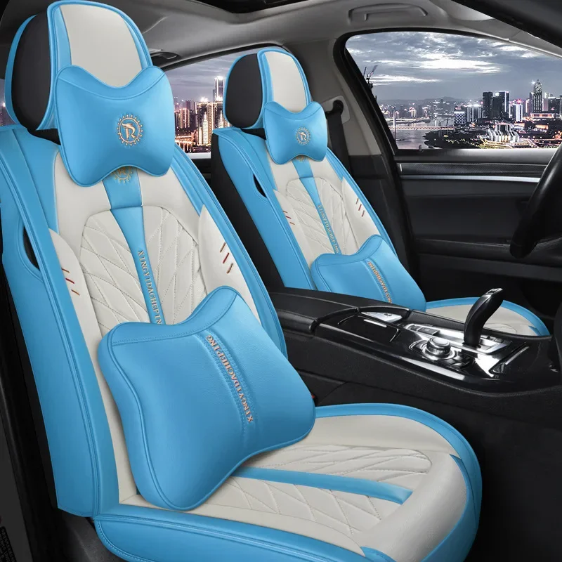 Universal Vehicle Sport Car Seat Cushion Leather Full Set Luxury Car
