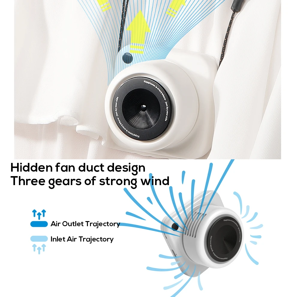 Speeds Hands-free Neck Fan, G01, Portable, 800mAh - detail 6
