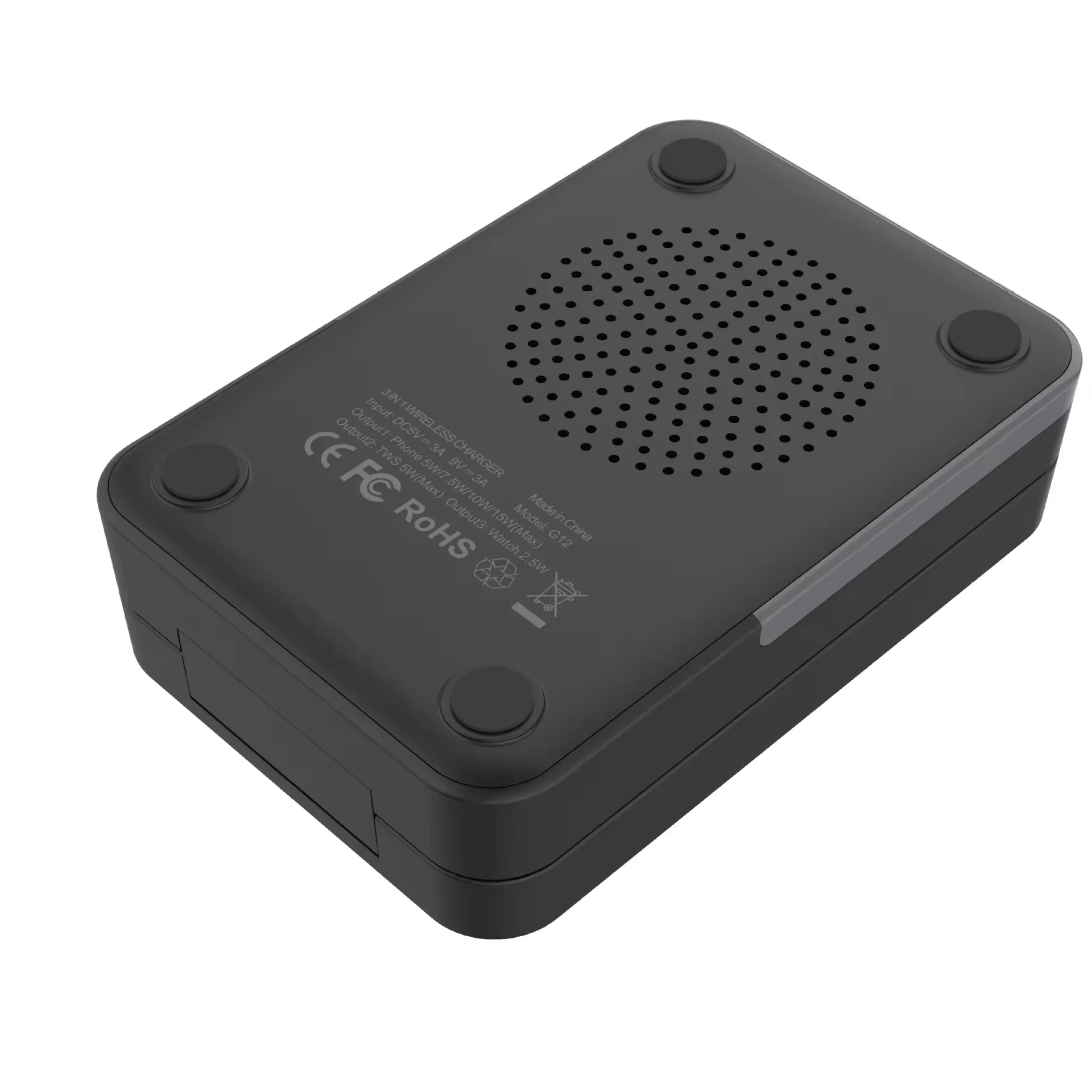 3 in 1 Folding Magnetic Wireless Charger PD Fast Charging 15W Fast Charging Stand Mobile Phone Portable Magnet Charger