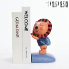 Craft Art Cartoon Gift Craft Lion Bookend Desktop Animal Figurine Art Decoration For Kid Room