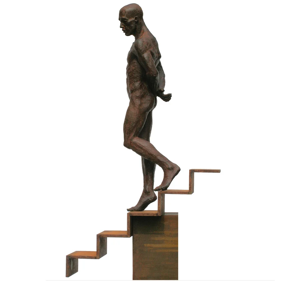 Bronze Naked Man Walking Art Sculpture Metal Nude Male Figurine Statue Buy Bronze Man