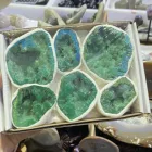 Quartz Plated Wholesale Healing Crystal Reiki Quartz Plated Colorful Crystal Flower Cluster Gift Set
