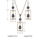 Earring Jewelry Trending Hot Products Hawaii Earring Pendant Custom Pearl Necklace Set Jewelry Women Jewelry Sets For Party