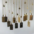 Gold SP 2021 Trendy Fashion Charm Woman Design Jewelry 18K Gold Plated Zodiac Sign Necklace Stainless Steel