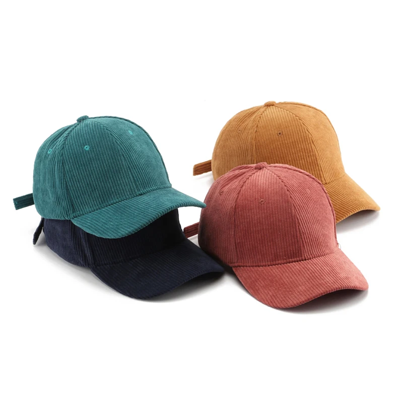 6 panel corduroy hat wholesale