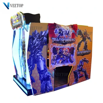 Full cabinet 55 inches screen robot shooting game machine for 2 players