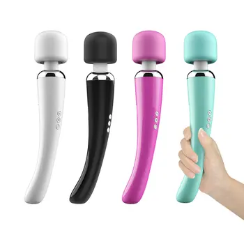high quality new silicone big massager vibrator Strong vibrating wand wand massager for stress and pain relief Vibrating Stick