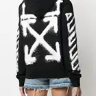 Black Hoodie Custom Wholesale Long Sleeve Plain Pullover Black Top Long Sleeve White Print Hoodie