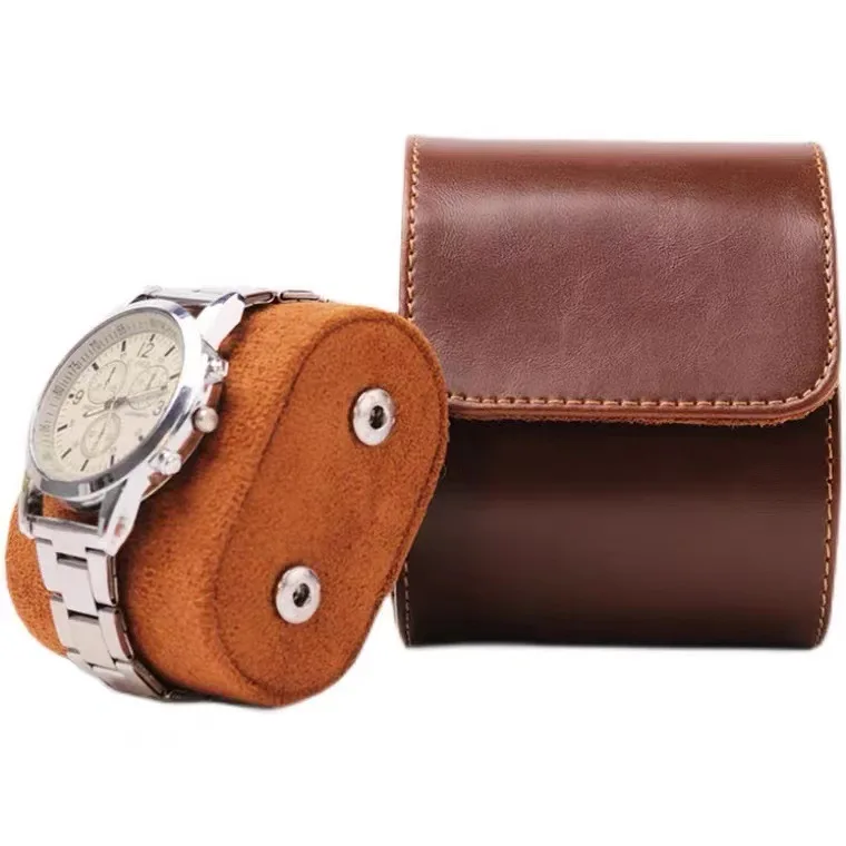 leather watch pillow