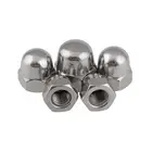 Nut Nuts 304 Stainless Steel Truck Wheel Domed Hex Acorn Nut 5/16 Plain Finish Protective Nuts