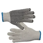 Gloves Glove Pvc Gloves Pigment Black Pvc Dotted Cotton Work Gloves Luvas CE10100 Warehouse Work Glove