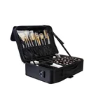 Makeup Case Case Amazon Hot-sale Professional Makeup Suitcase With Mirror And LED Bulbs Portable Cosmetic Case Box